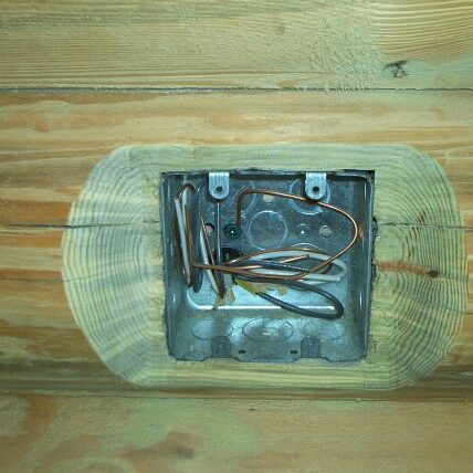 log home wiring
